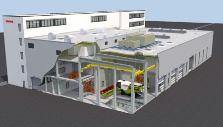Claas unificará los laboratorios de pruebas en un nuevo centro en Harsewinkel
