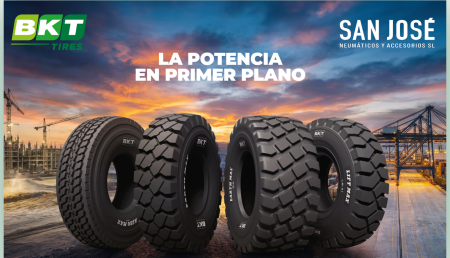 BKT presenta sus neumáticos de vanguardia para aplicaciones extremas en SMOPYC 2026.