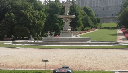 Patrimonio Nacional apuesta por la tecnología más avanzada para el mantenimiento de sus jardines