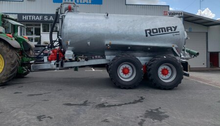 Hitraf Entrega de Cisterna Romay de purín de 14.000l