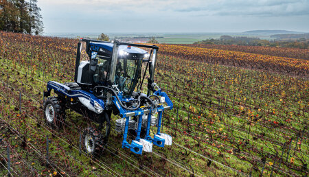 New Holland presenta la nueva serie de tractores zancudos TE6