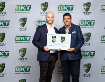 BKT nombrado patrocinador principal de las series internacionales ODI y T20 masculinas Australia-India