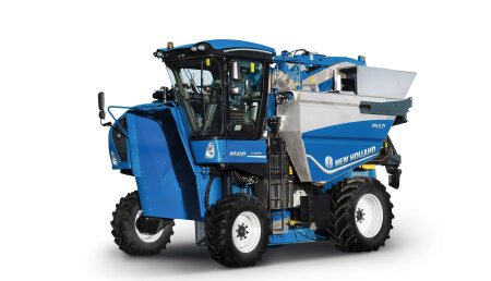 New Holland presenta la recolectora Braud 11.90 X Multi para plantaciones superintensivas