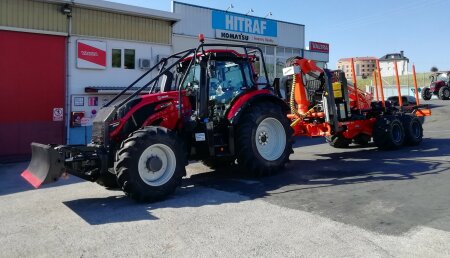 Hitraf Entrega Valtra T174EA, Guerra R16D6, grúa Guerra 77A, Cuchilla Bulldozer Hitraf BFHDI