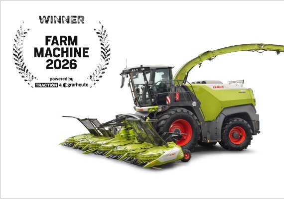 Doble victoria para las picadoras de forraje CLAAS: dos premios FARM MACHINE AWARDS para JAGUAR 1200 y CEMOS AUTO CHOPPING