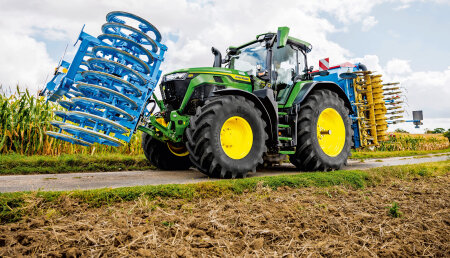 John Deere actualiza los tractores 6R de bastidor grande y extra grande