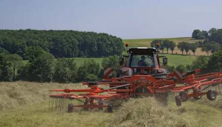 Hilerador suspendido de doble rotor con descarga central GA 7631 P