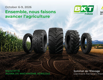 BKT es el Socio Principal del espacio “AGORA du Machinisme” en el “Summet de l’Elevage”: el evento dedicado al futuro de la mecanización agrícola