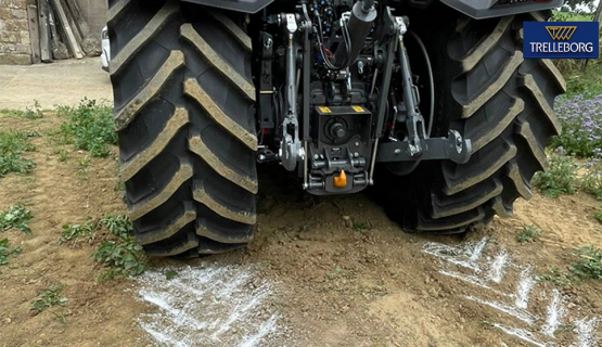 Trelleborg Tires demuestra la importancia de la presión  de hinchado de los neumáticos durante el BASF Demo Day