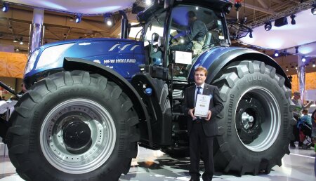 El tractor T7.315 es designado Máquina del Año 2016 en la feria Agritechnica