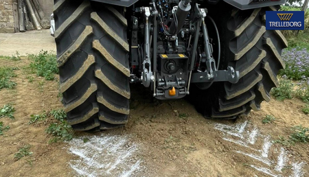 Trelleborg Tires demuestra la importancia de la presión  de hinchado de los neumáticos durante el BASF Demo Day