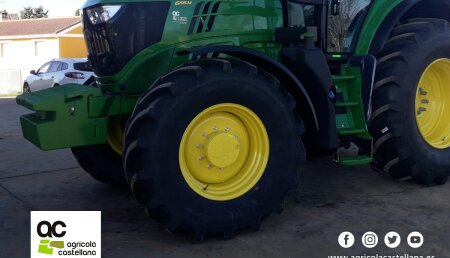 Agrícola Castellana entrega John Deere 6195M a Tamara de Campos (Palencia)