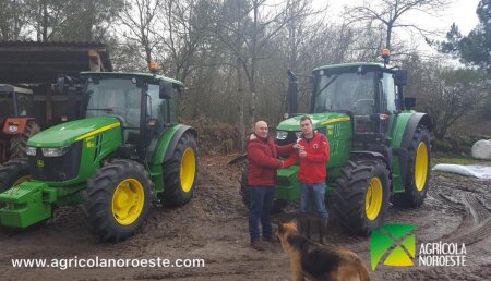 Agrícola Noroeste Entrega John Deere 6120M y John Deere 5100M  a Miguel Angel Melian 
