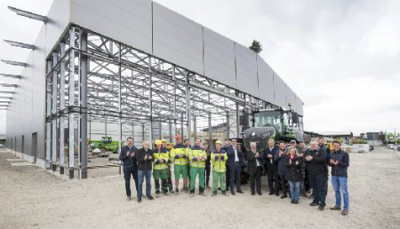 Ceremonia de cubierta de aguas para la ampliación del Fendt Forum