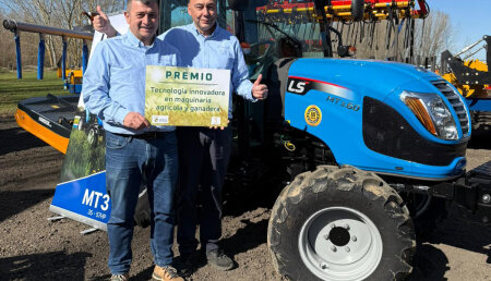 El tractor LS MT3.60, Premio a la Innovación Tecnológica en Maquinaria Agrícola y Ganadera en la Feria de Valencia de Don Juan (León) por distribuidor Ferca