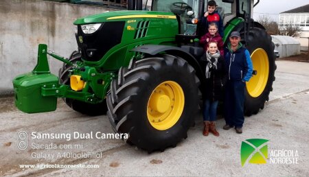 Agrícola Noroeste entrega Jhon Deere 6R - 6215R  a Casa Da Grandela