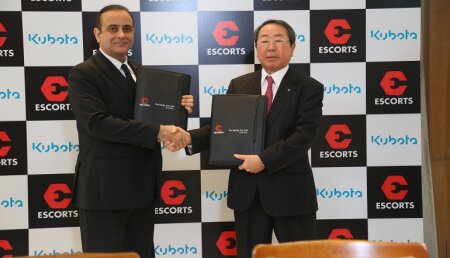 Kubota crea una “joint venture” con la compañía india Escorts Ltd